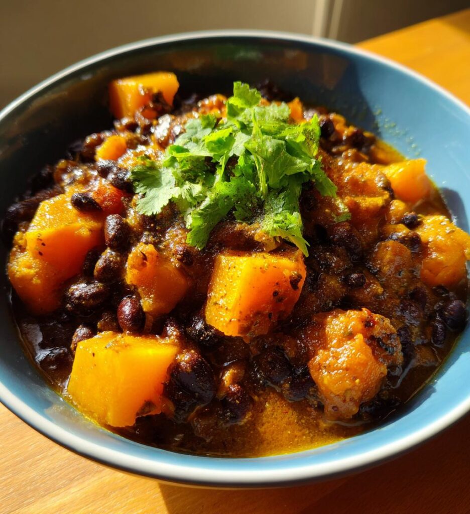 Hearty Black Bean and Butternut Squash Stew