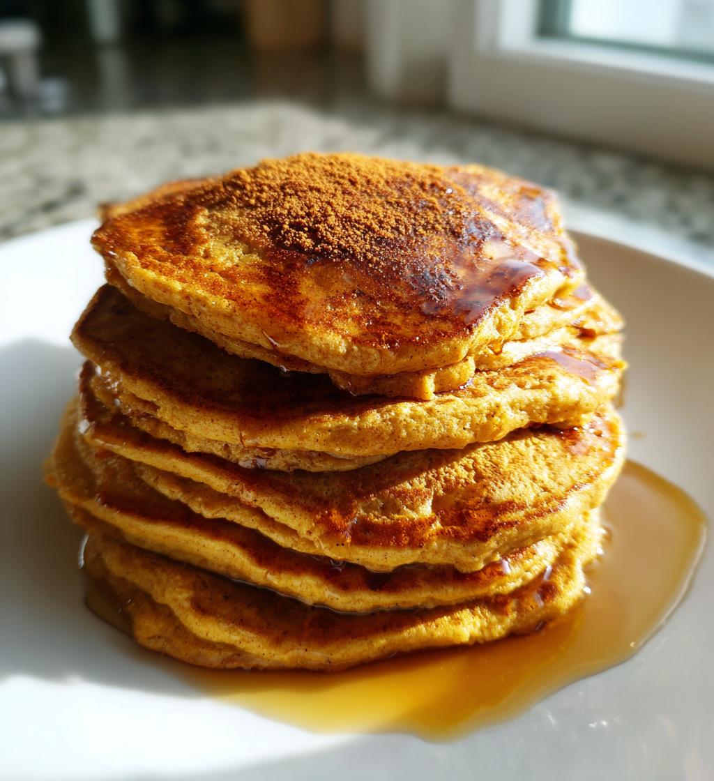 High Protein Pumpkin Protein Pancakes
