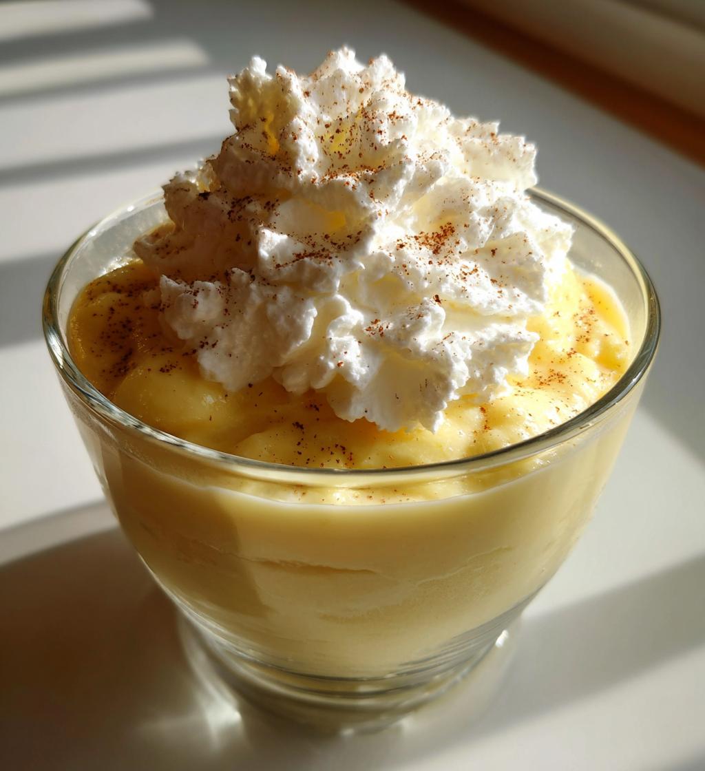 Homemade Eggnog Pudding