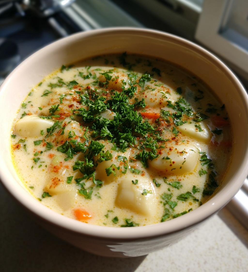 Homemade French Garlic Soup