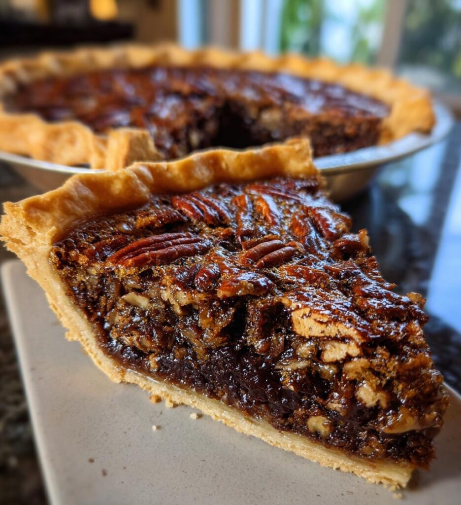 Homemade Texas Chocolate Pecan Pie