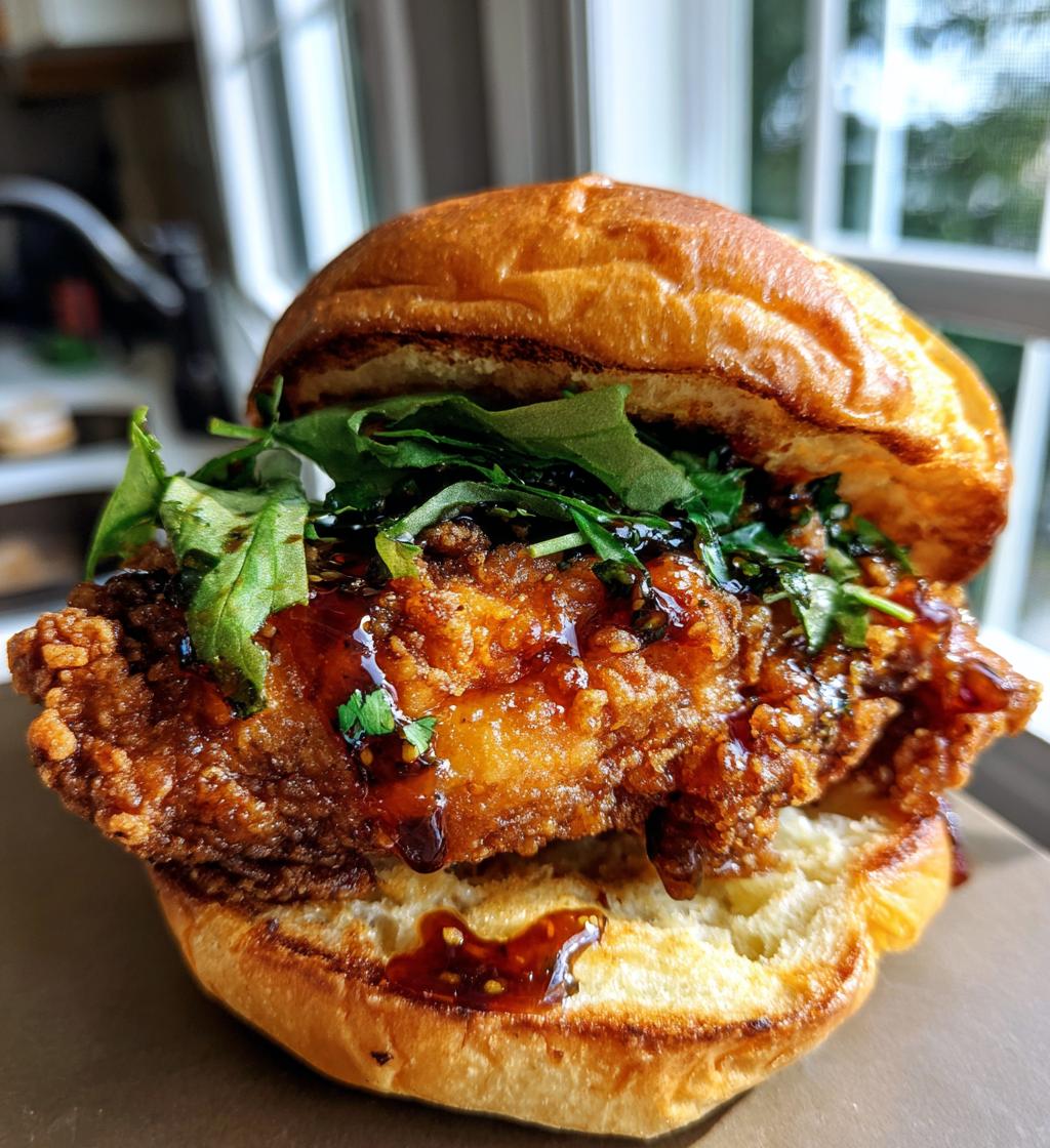 Jalapeno Honey Drenched Crispy Fried Chicken Sandwich - detail 1
