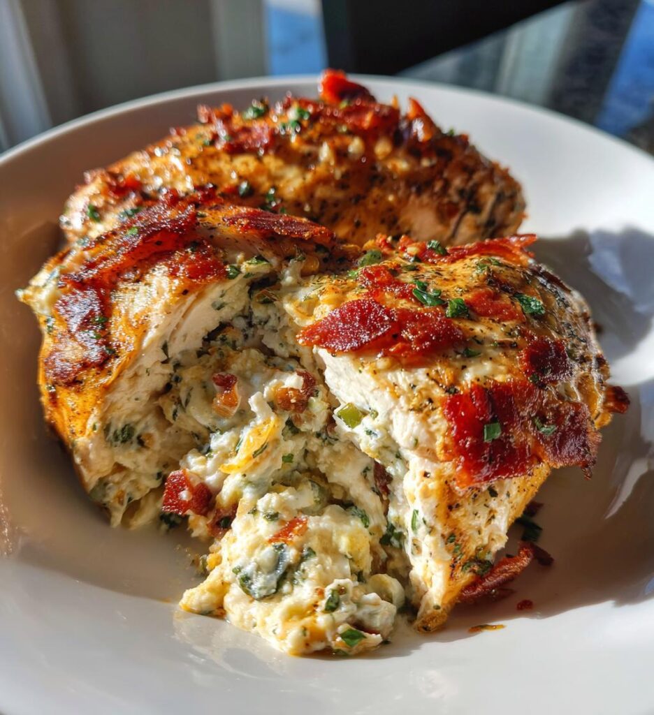 Jalapeno Popper Stuffed Chicken