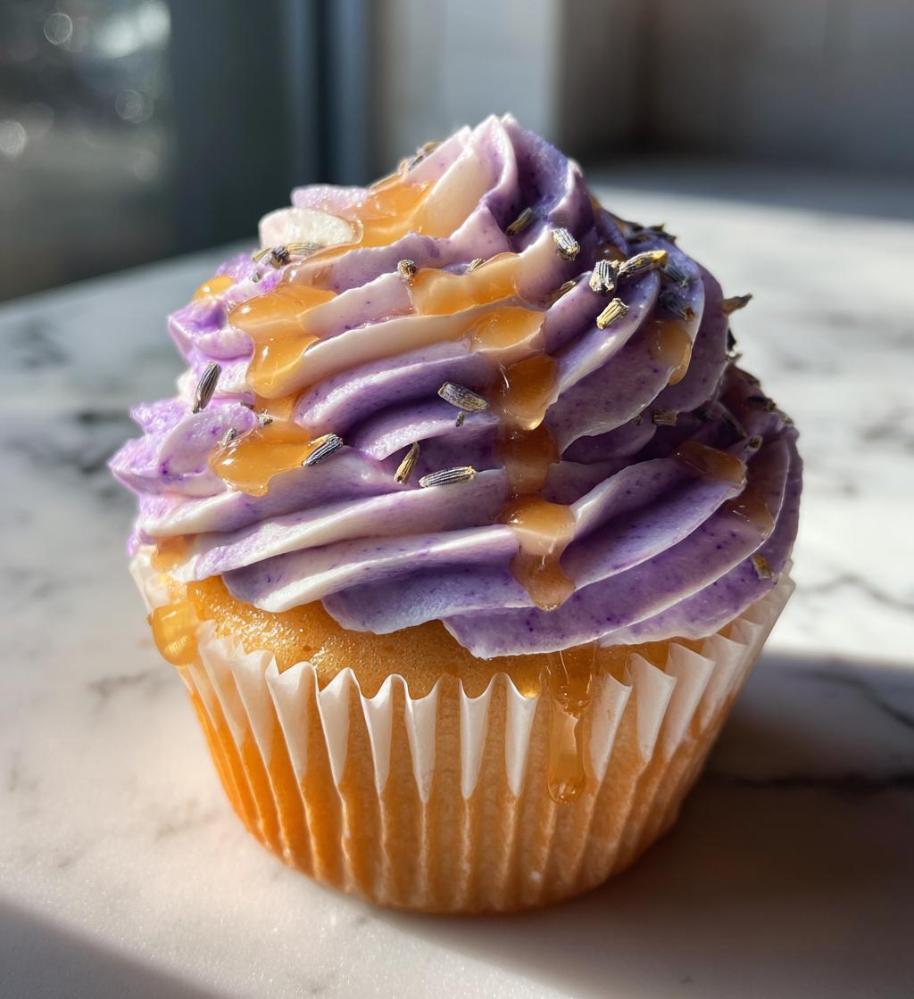 Lavender Honey Cupcakes - detail 1