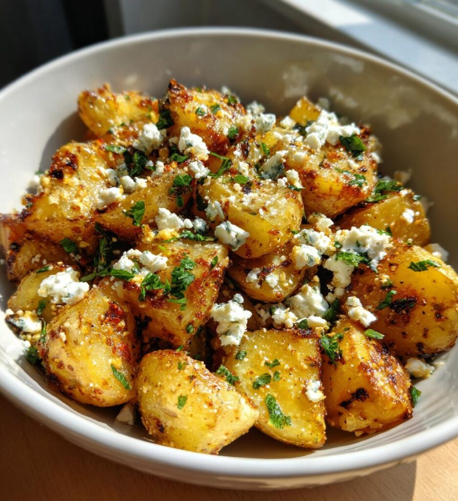 Lemon Feta Potato Dish