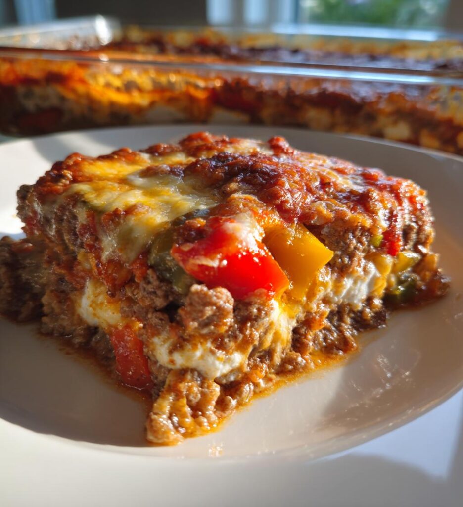 Low Carb Pizza Casserole