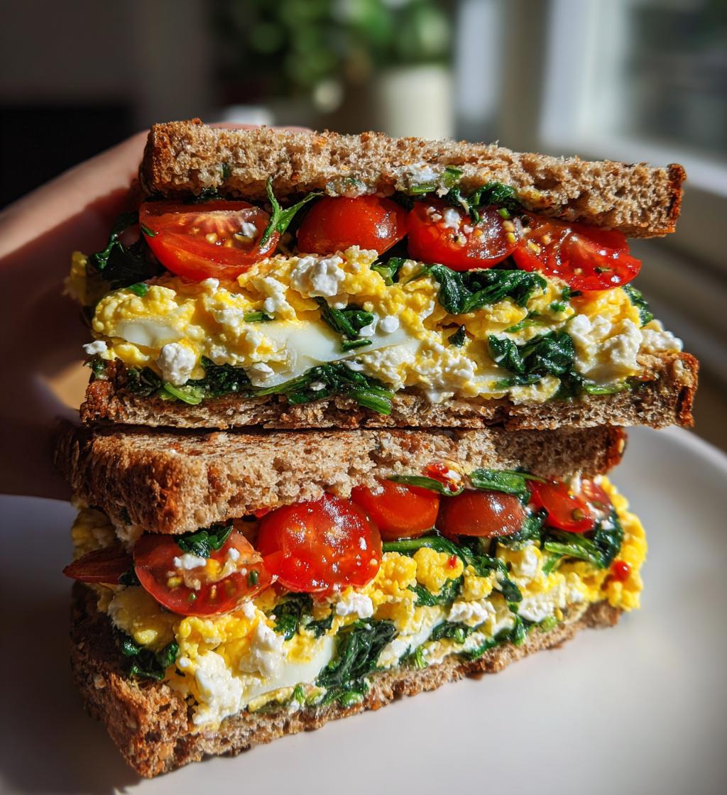 Mediterranean Breakfast Sandwich