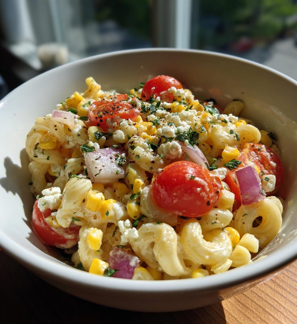 Mexican Street Corn Pasta Salad