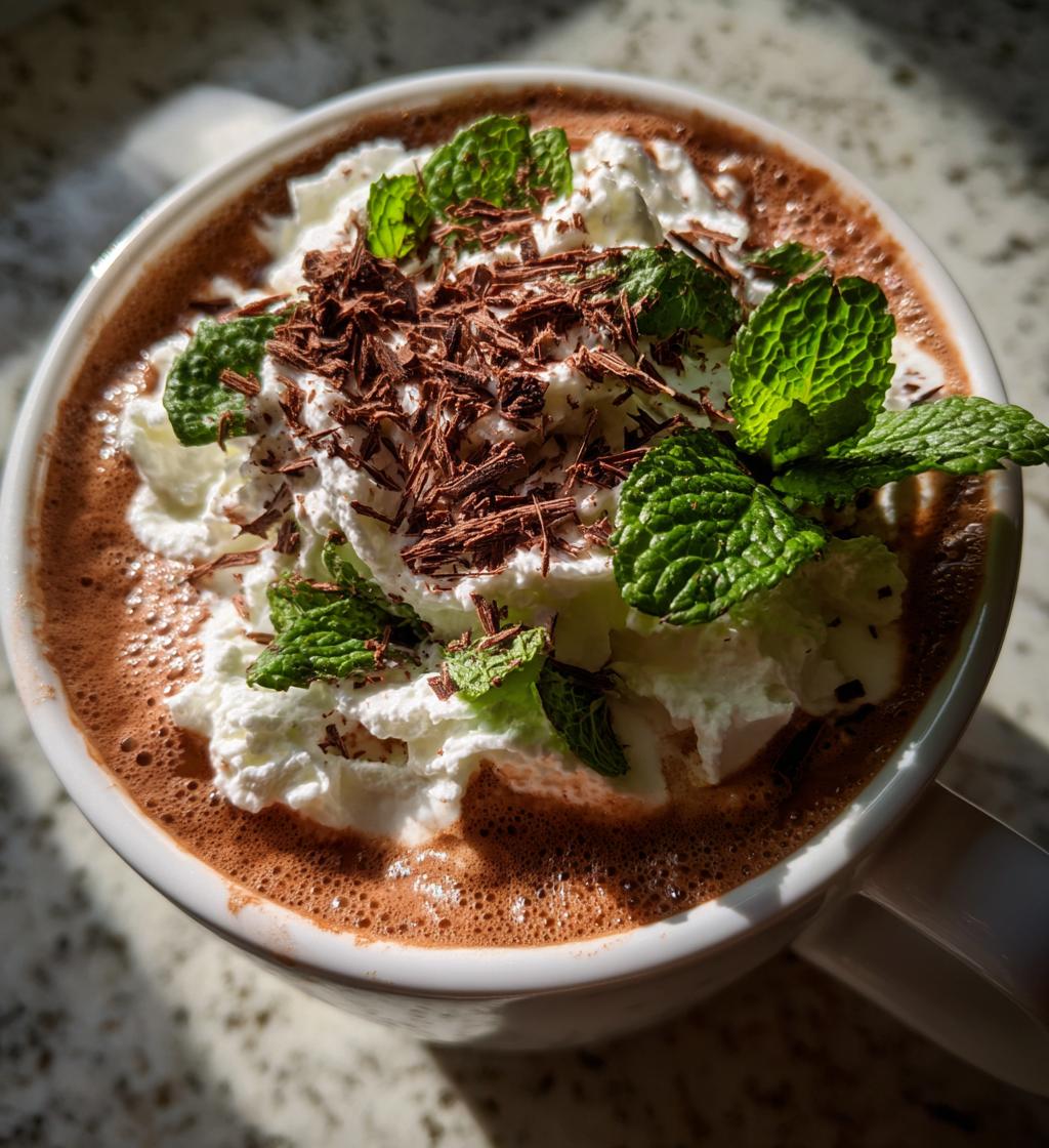 Mint Hot Chocolate - detail 1