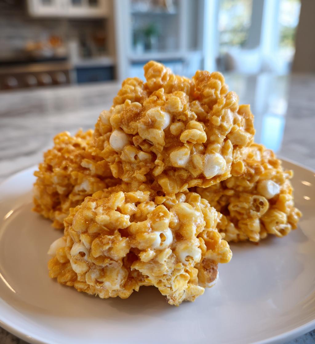 No bake peanut butter Cornflake cookies with marshmallows - detail 1