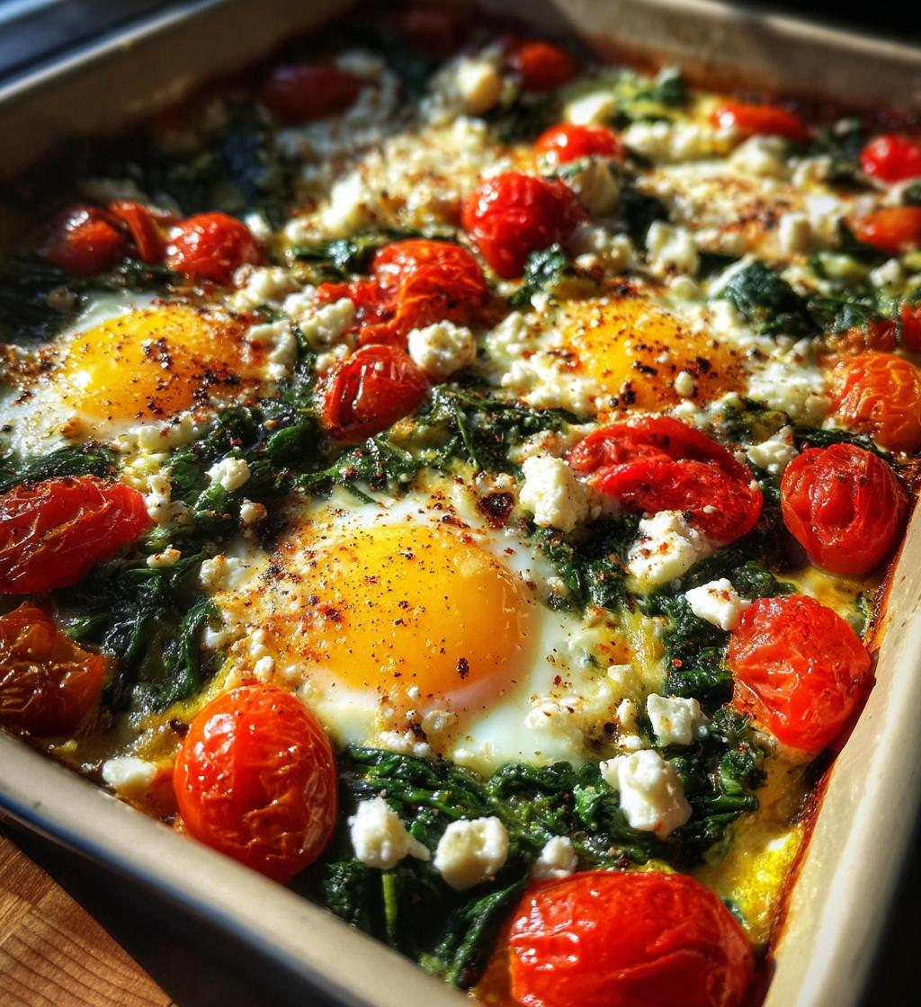 Nutrient Rich Greek Baked Eggs - detail 1