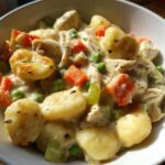 One Pot Gnocchi Chicken Pot Pie