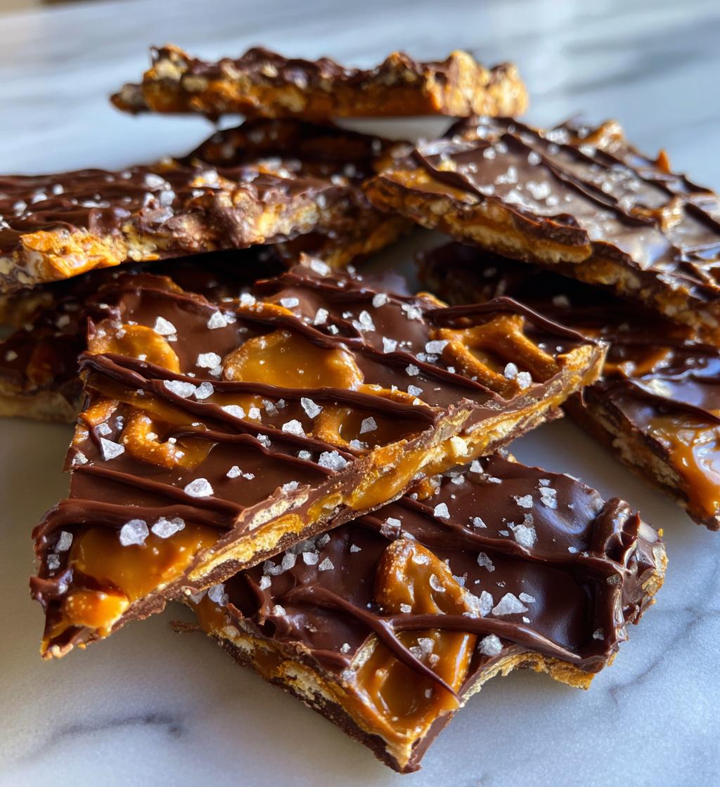 Peanut Butter Pretzel Bark - detail 1