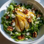 Pear and Arugula Salad with Honey Vinaigrette