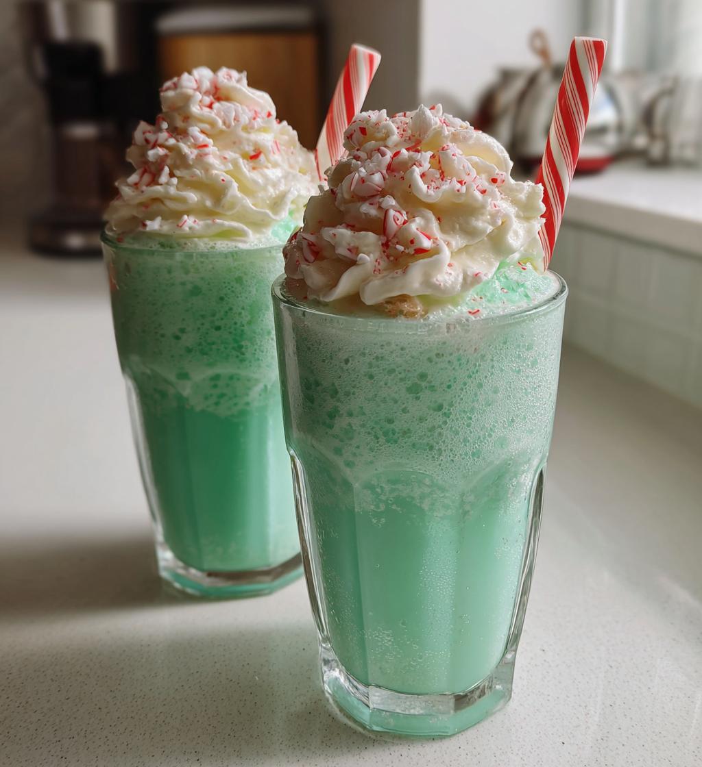 Peppermint Ice Cream Float - detail 1