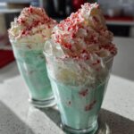 Peppermint Ice Cream Float