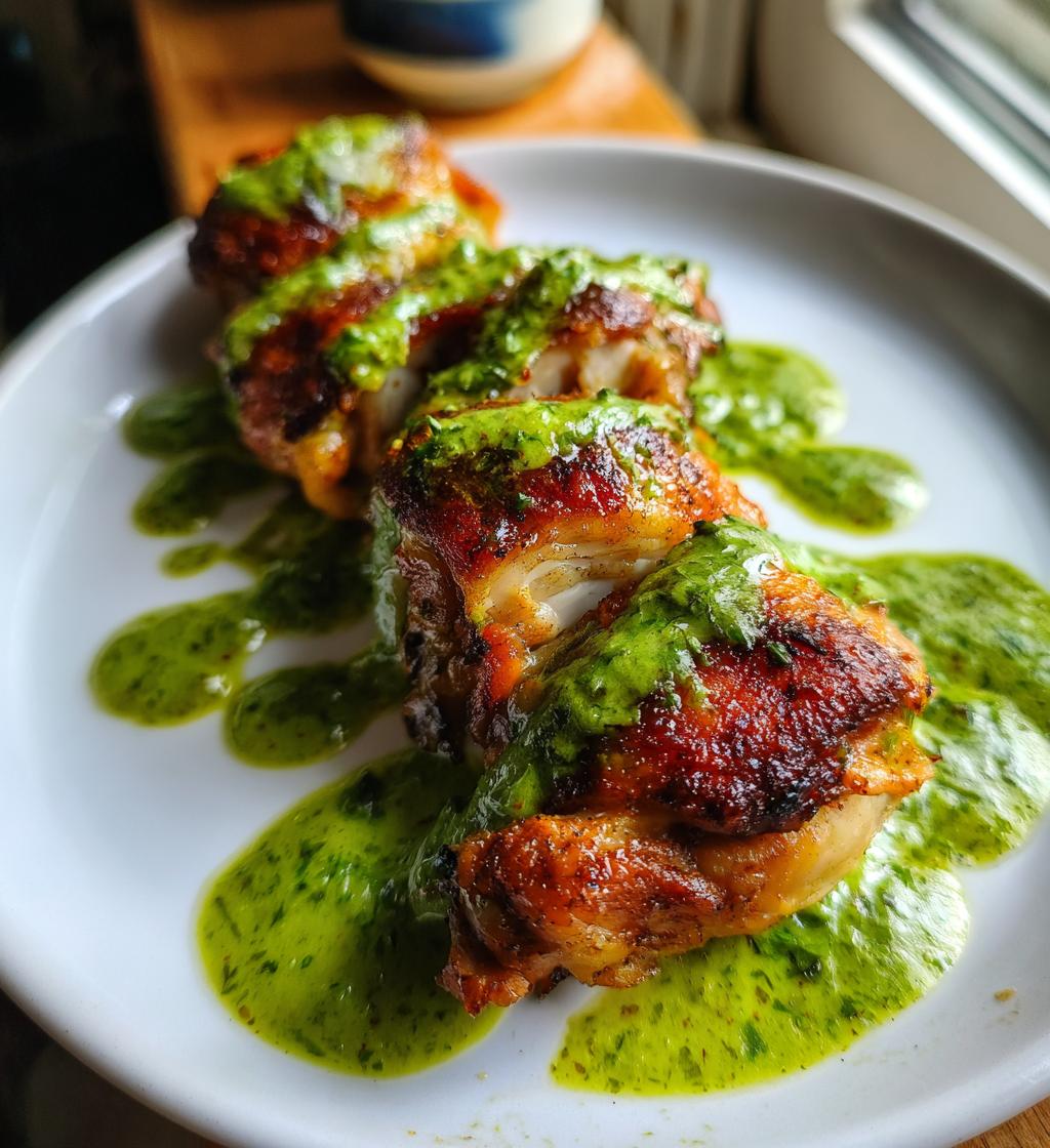 Peruvian Chicken With Green Sauce - detail 1
