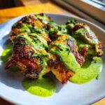 Peruvian Chicken With Green Sauce
