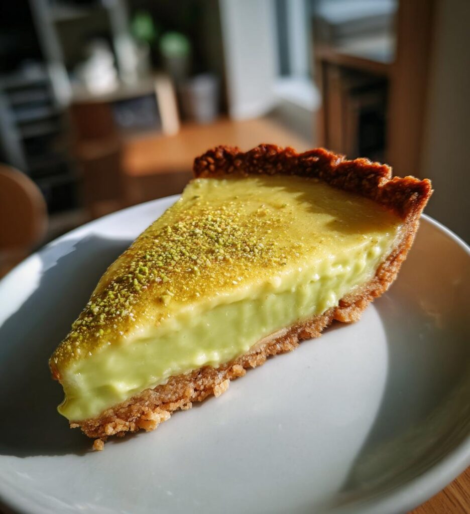 Pistachio Custard Pie