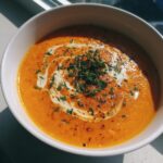 Roasted Red Pepper Gouda Soup