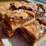 Salted Caramel Chocolate Sugar Cookie Bars