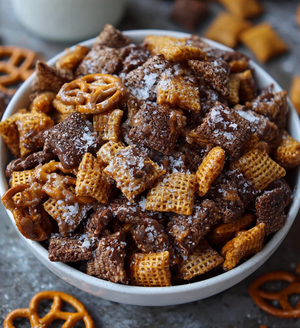 Salted Caramel Muddy Buddies - detail 1