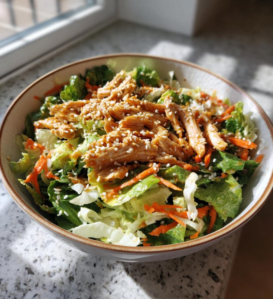 Sesame Chicken Chopped Salad