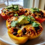 Skinny Bell Pepper Nacho Boats