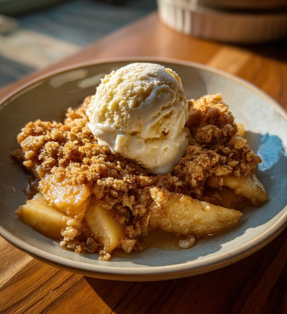 Slow Cooker Apple Crisp
