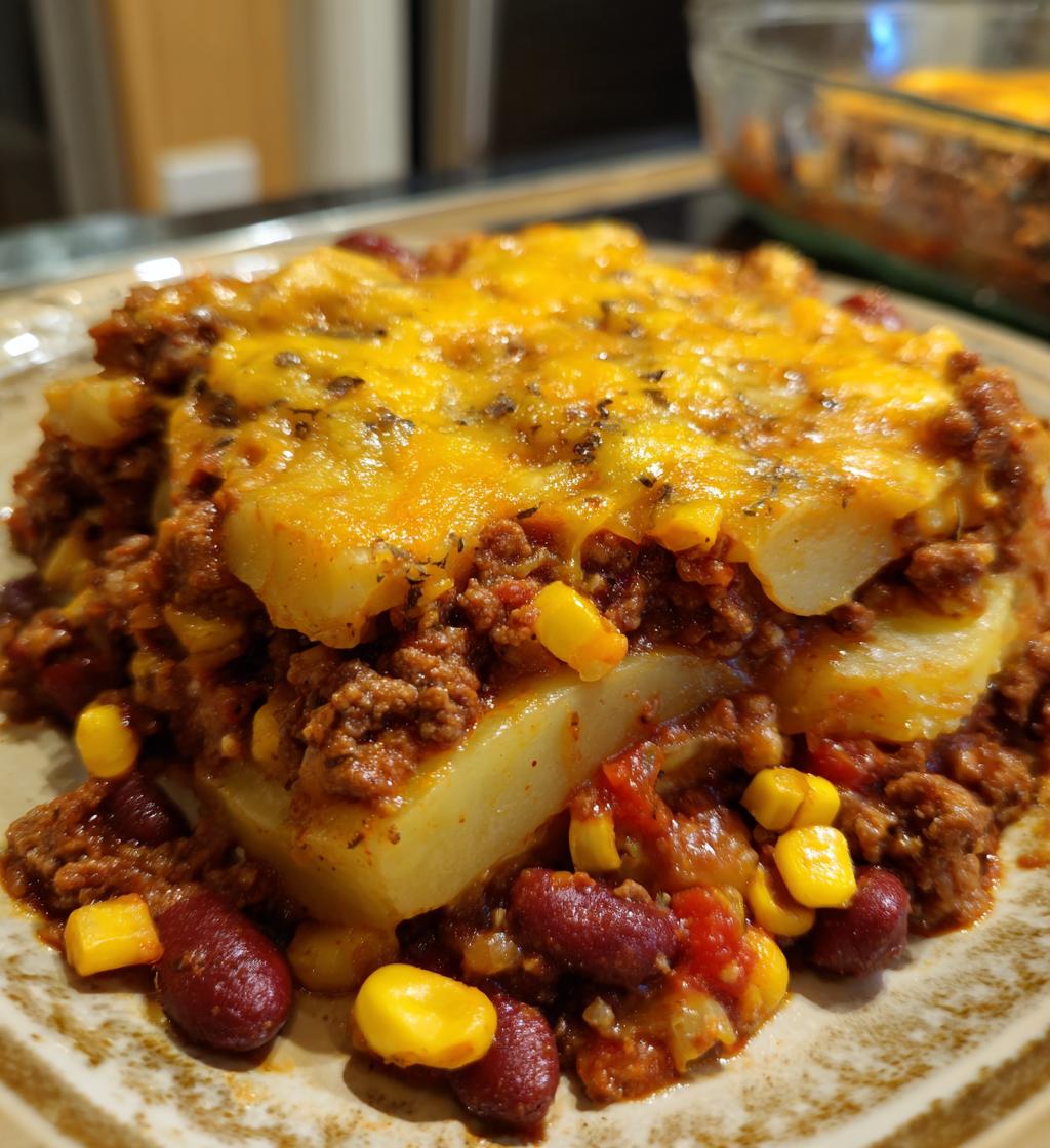 Slow Cooker Cowboy Potato Casserole - detail 1