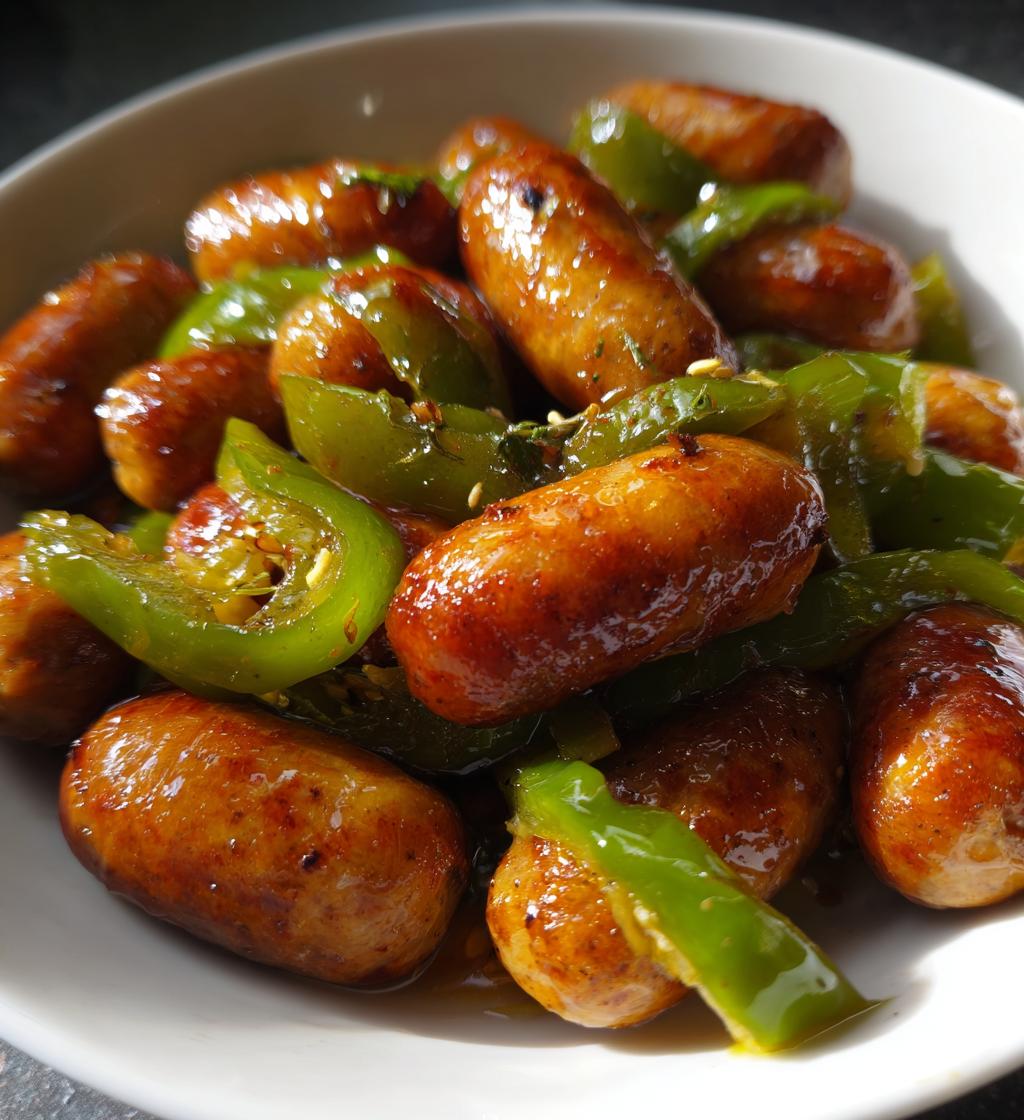Slow Cooker Mississippi Mini Sausages - detail 1