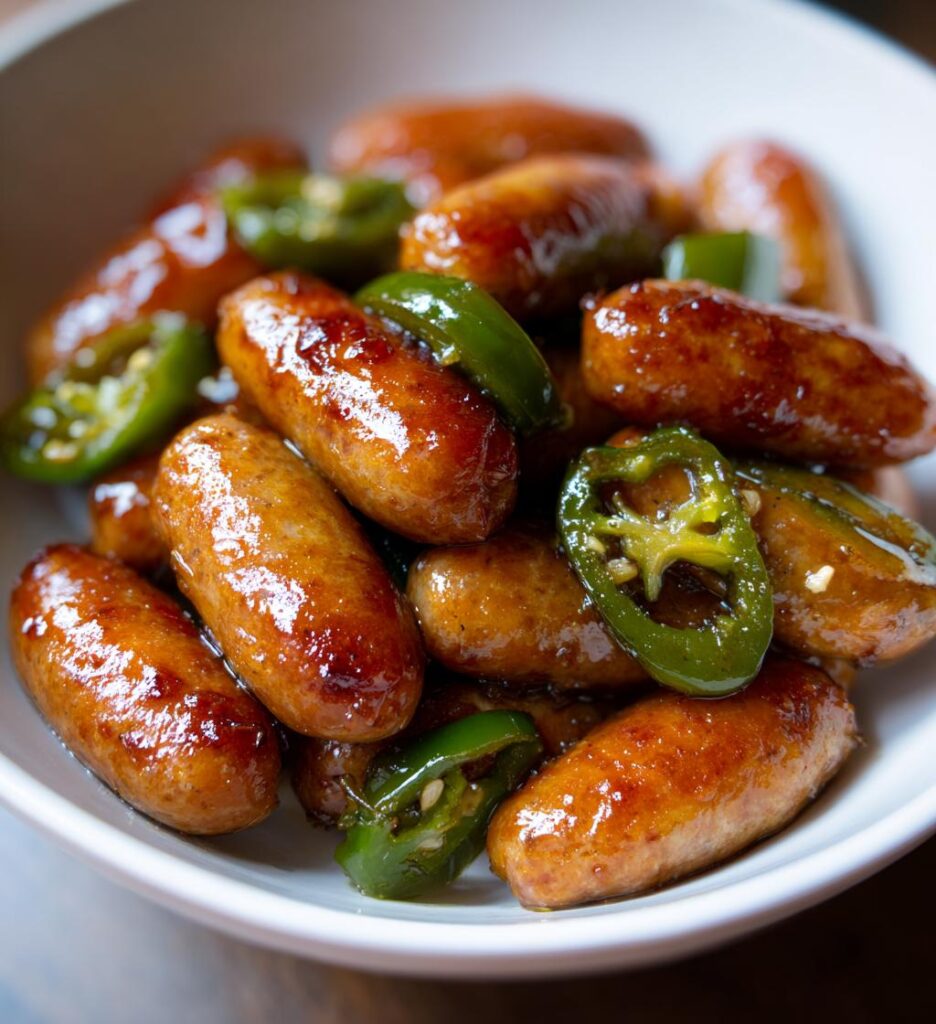 Slow Cooker Mississippi Mini Sausages