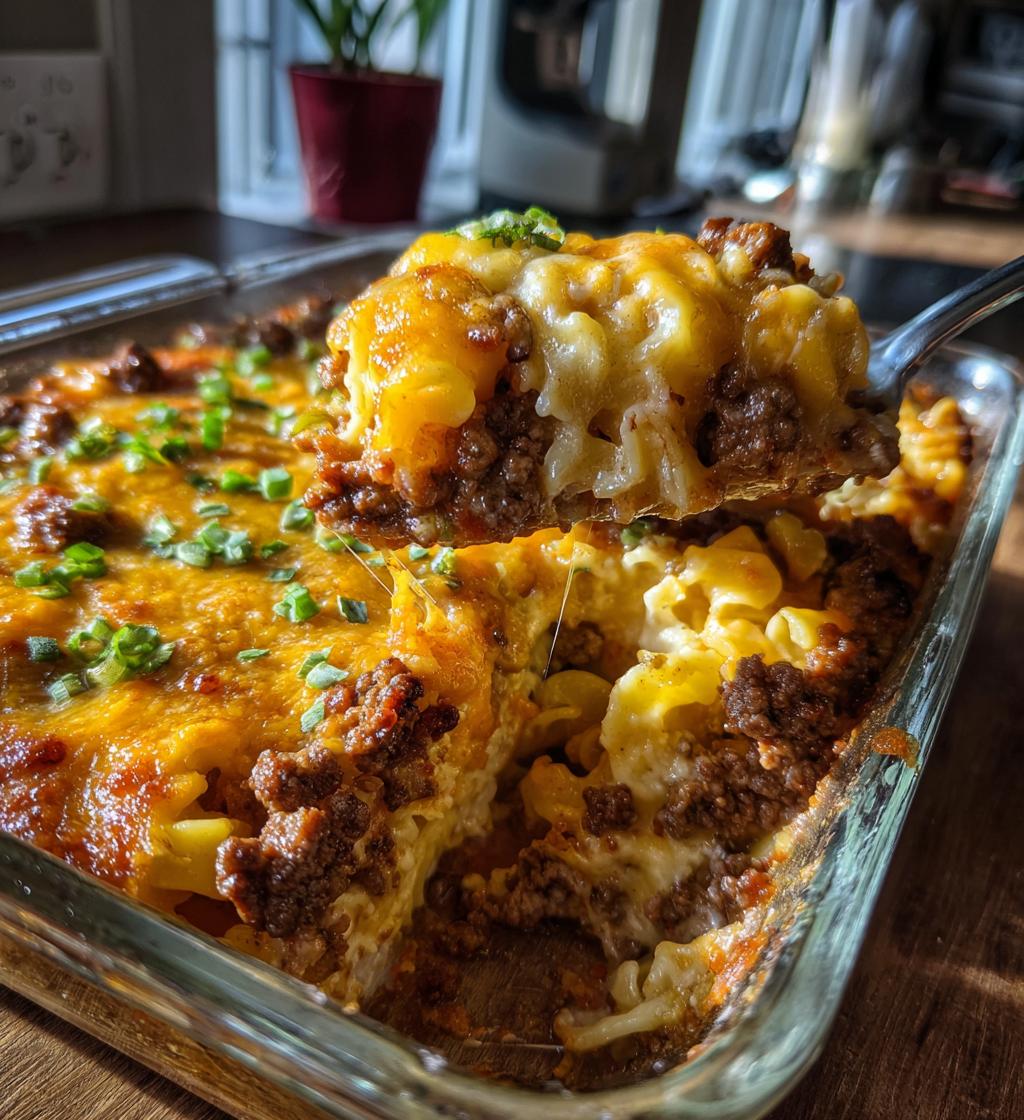 Sour Cream Beef Noodle Casserole