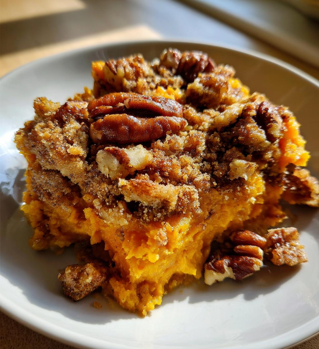 Southern Maple Sweet Potato Casserole