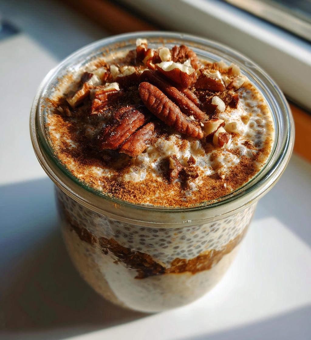 Southern Pecan Pie in a Jar Chia Pudding