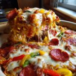 Spaghetti Squash Pizza Casserole