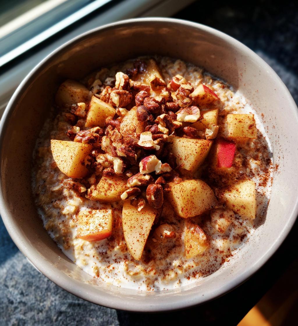 Spiced Pear Oatmeal - detail 1