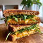 Spicy Cheddar & Apple Fall Veggie Sandwich