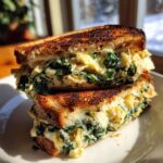 Spinach Artichoke White Bean Sandwich