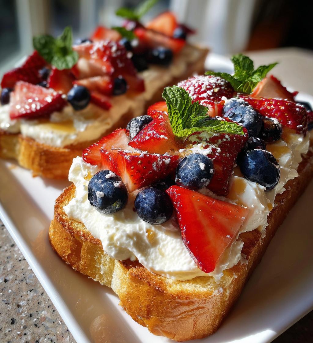 Sweet Whipped Ricotta Honey Toast - detail 1