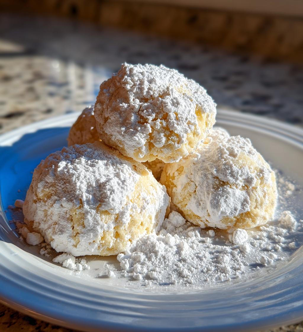 Sweetened Condensed Milk Snowball Cookies