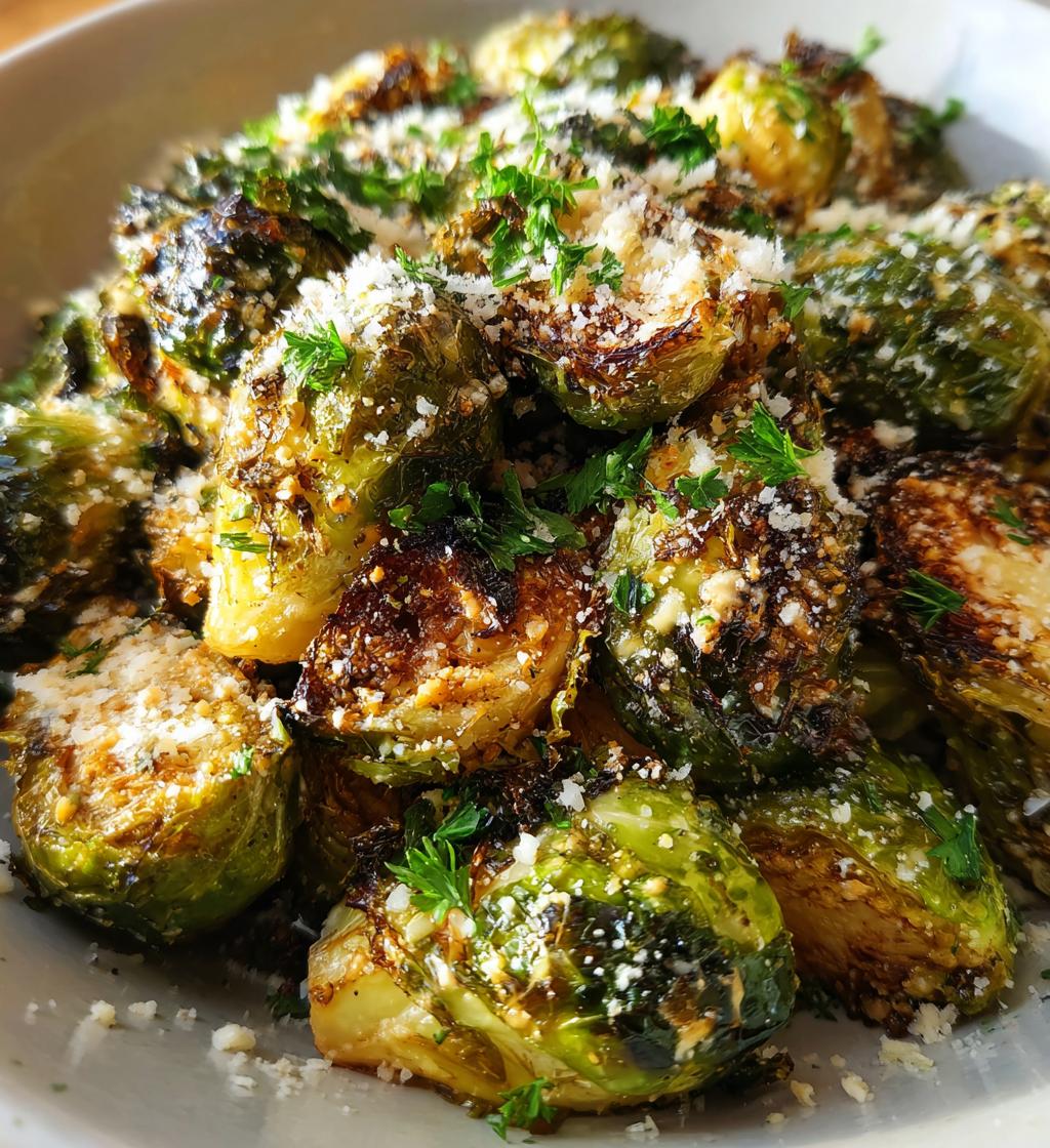 Tahini-Caesar Roasted Brussels Sprouts - detail 1