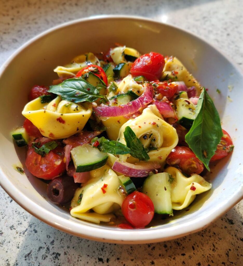 Tasty Grinder Tortellini Salad