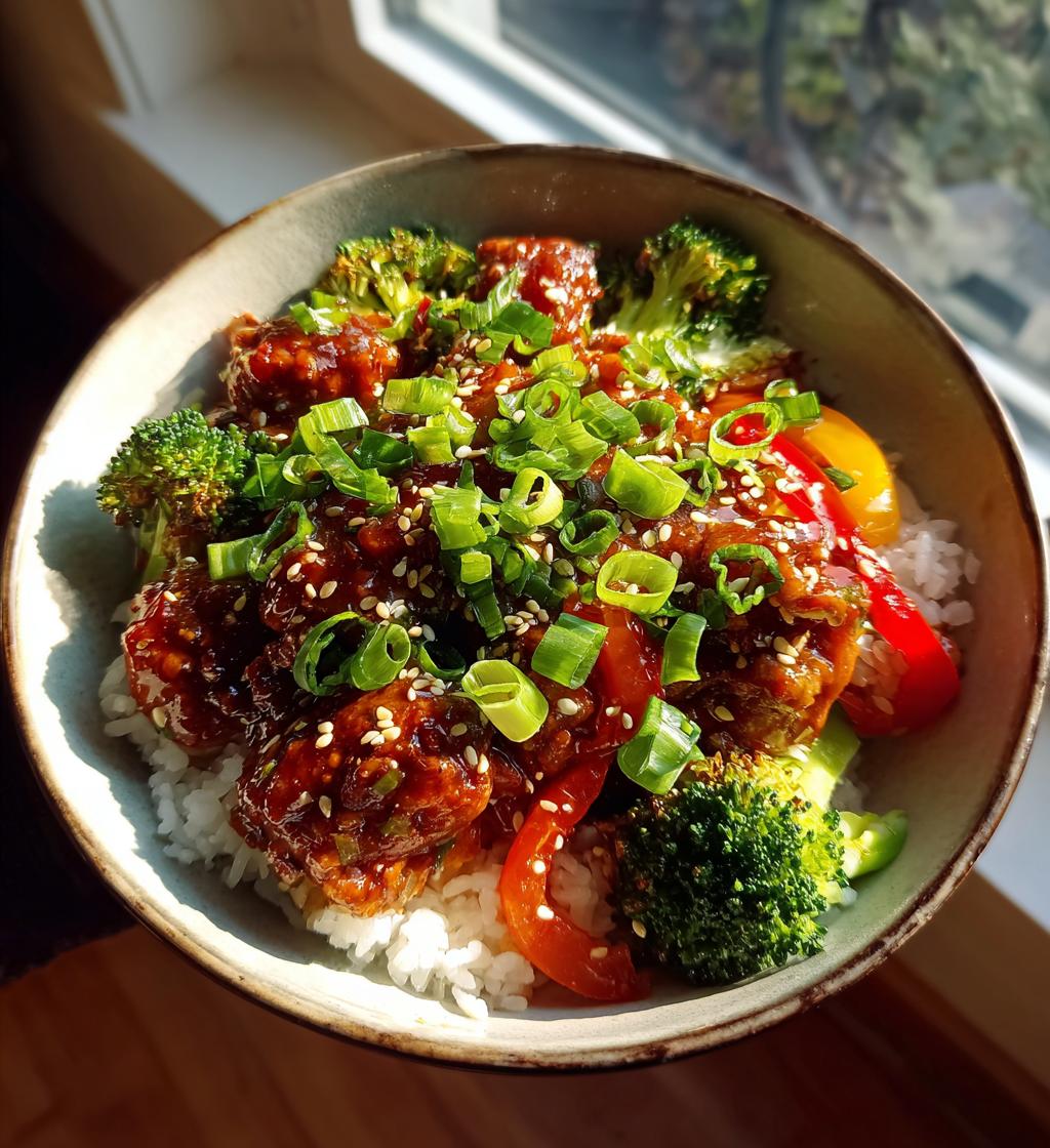 Teriyaki Ground Turkey Bowl
