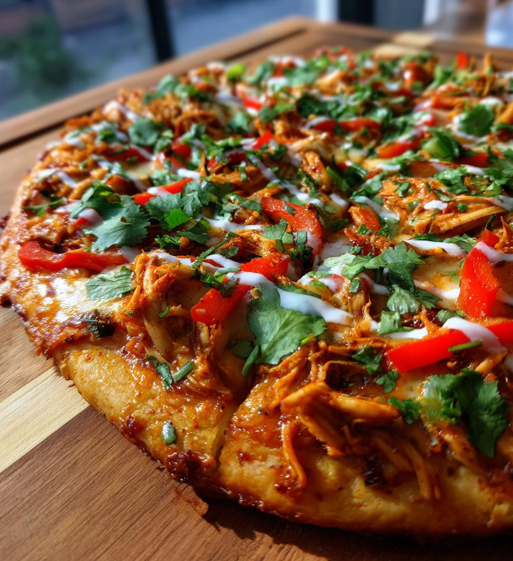 Thai Curry Pizza - detail 1