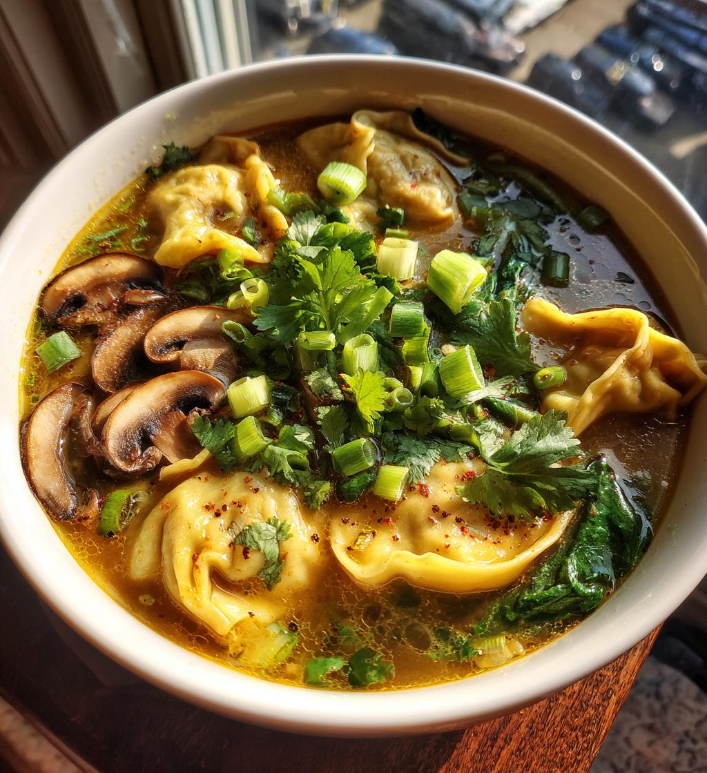Thai Potsticker Soup