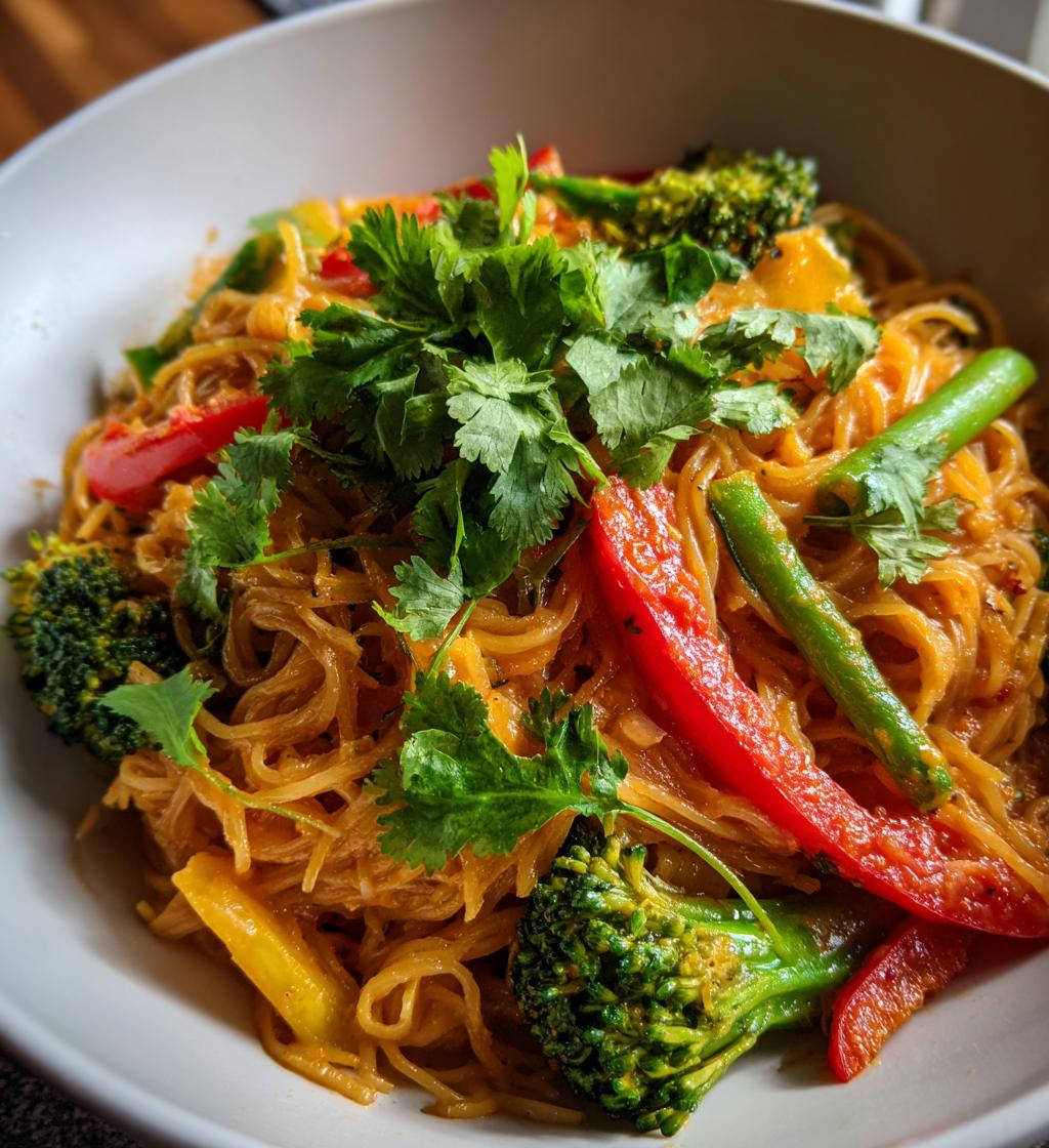 Thai Red Curry Noodles - detail 1