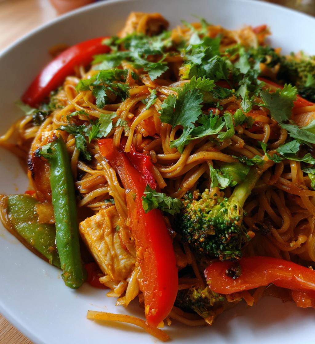 Thai Red Curry Noodles