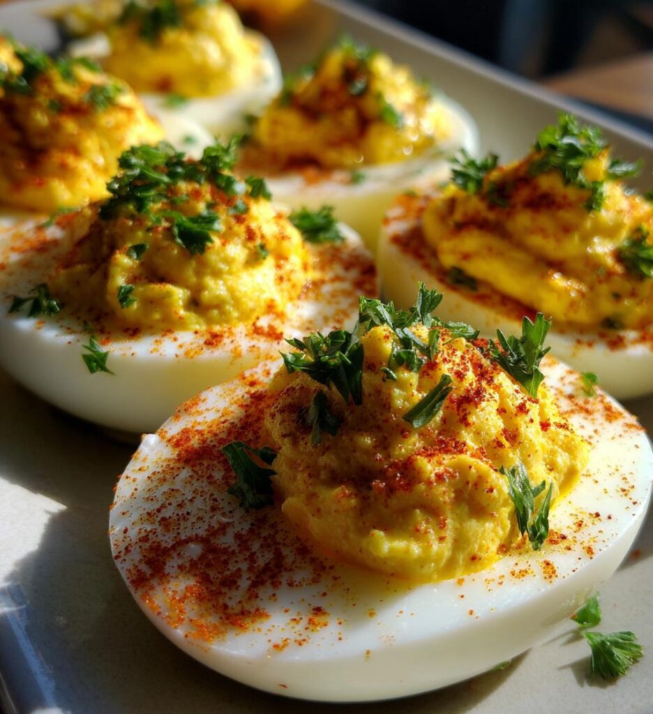 Thanksgiving Deviled Eggs
