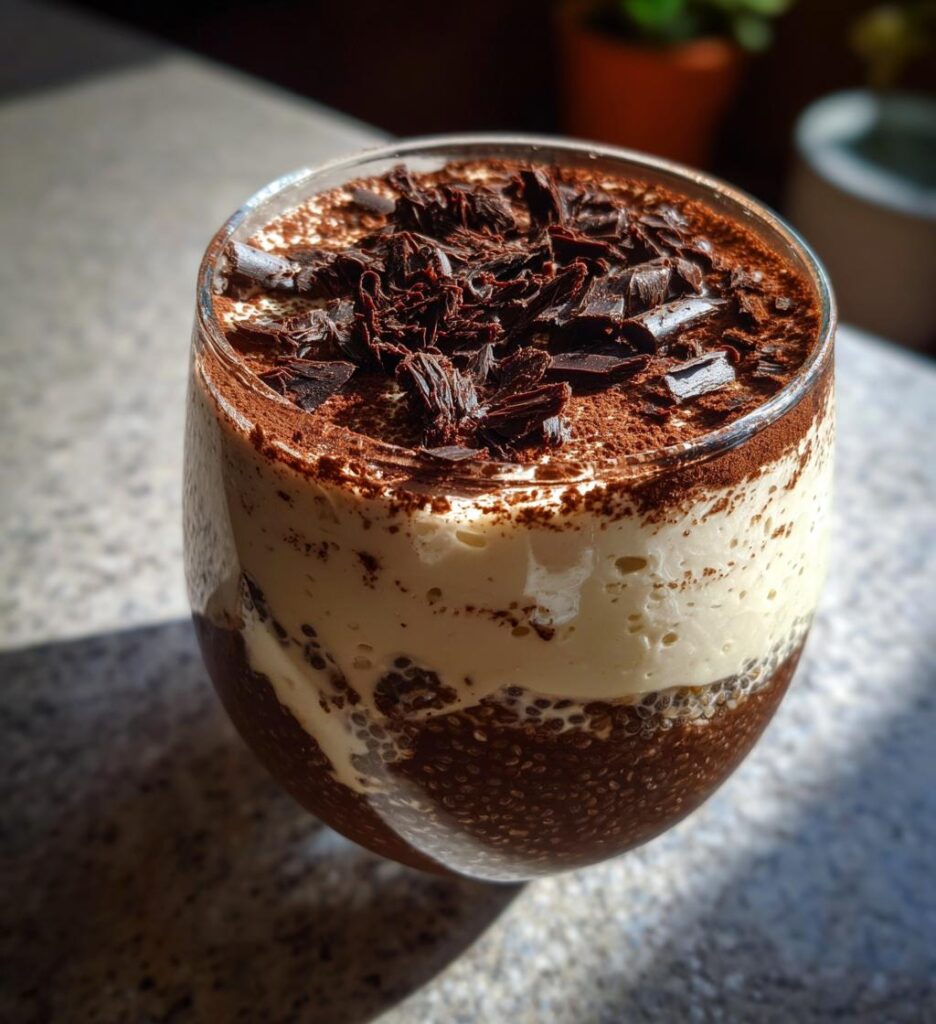 Tiramisu Chia Pudding